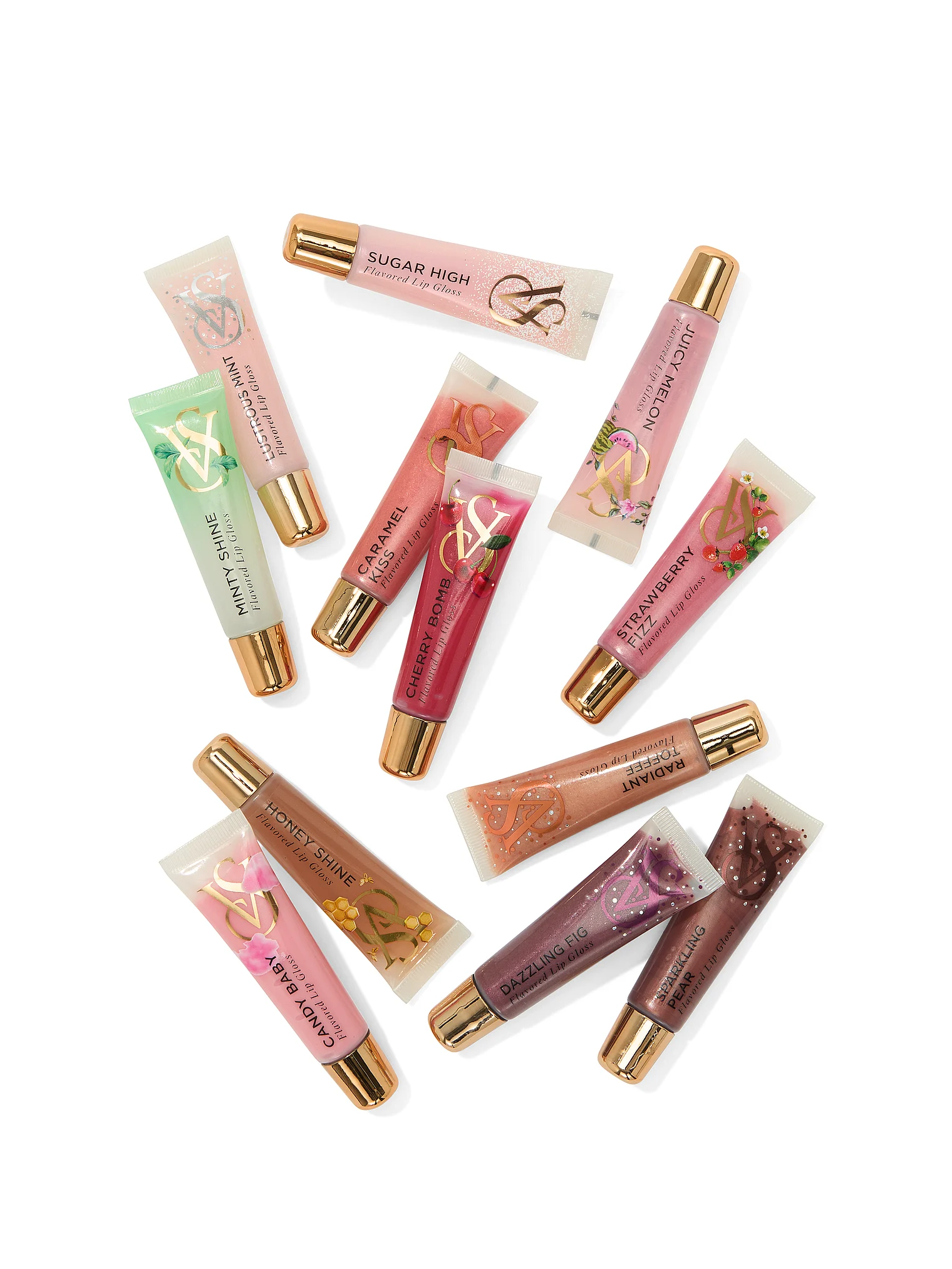 Набор Victoria’s Secret 12 Days of Flavor Gloss Gift Set — изображение 2