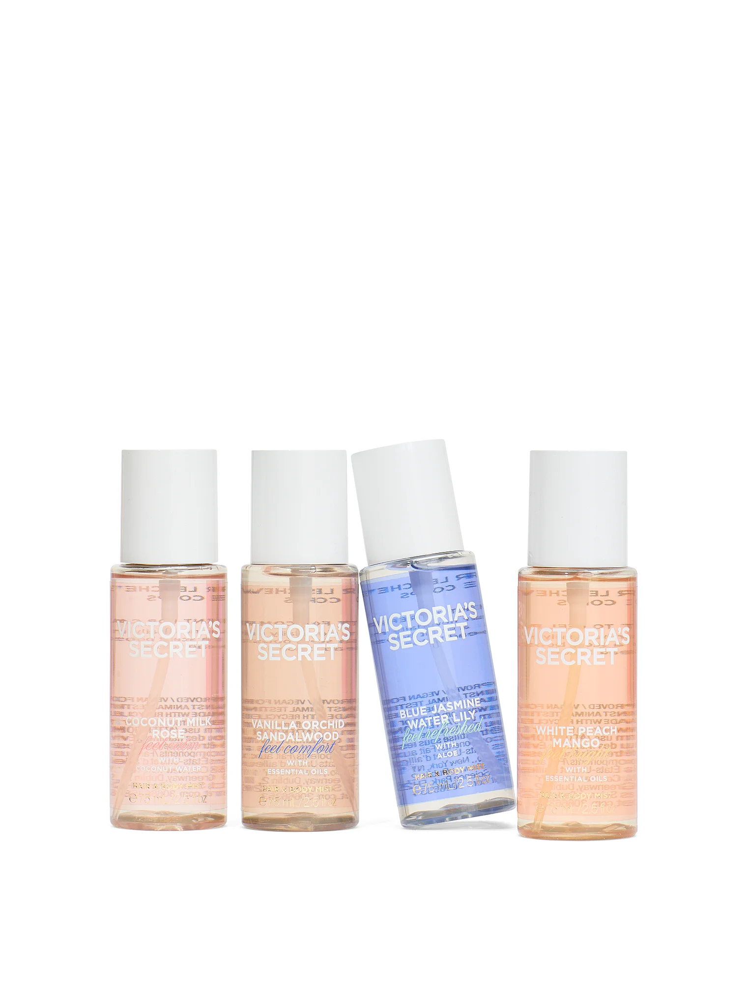 Набор Victoria’s Secret 4-Piece Hair & Body Mini Mist Gift Set — изображение 2